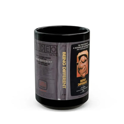 BEING DIFFERENT (VHS COVER) - Black Coffee Mug 15oz - Go Mug Yourself