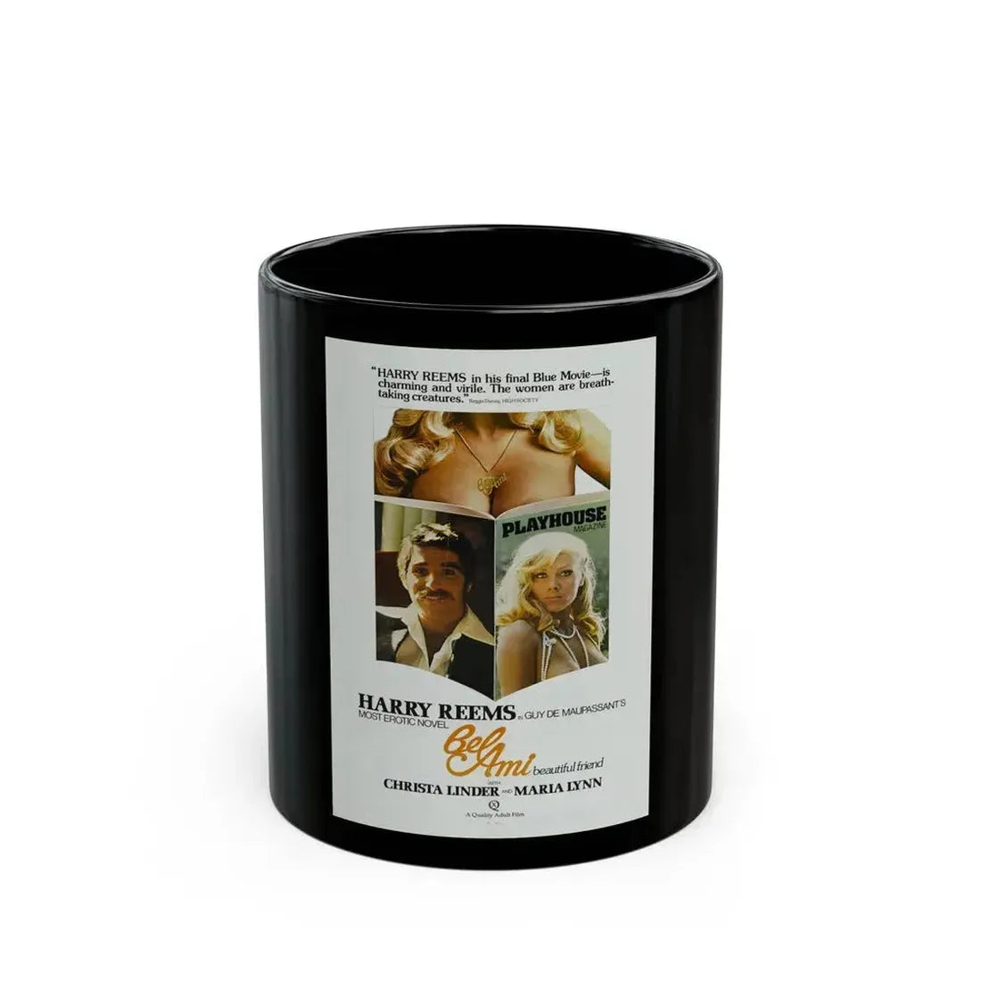 BEL AMI 1976 Movie Poster - Black Coffee Mug 11oz - Go Mug Yourself
