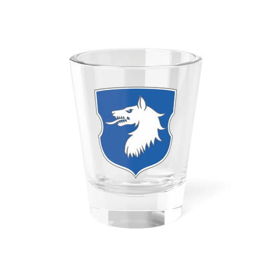 BEL COA Vaŭkavysk old (Belarus) (Coat of Arms) Shot Glass 1.5oz 1.5oz - Go Mug Yourself