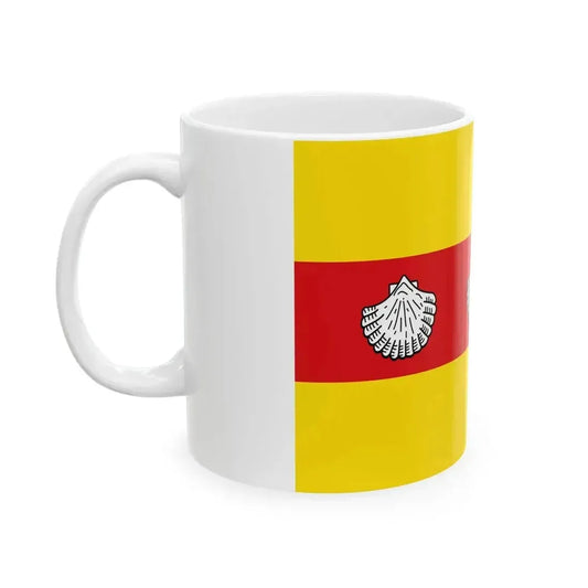 BEL Knokke-Heist Flag (Belgium) White Coffee Mug - Go Mug Yourself