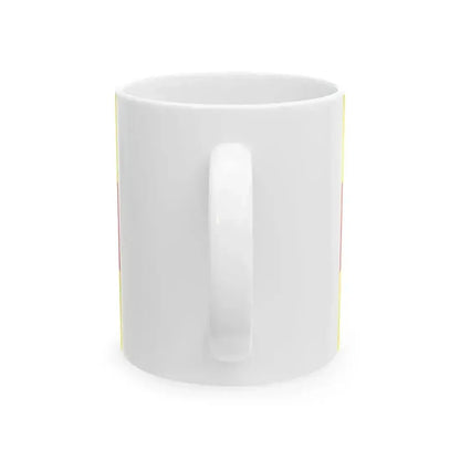 BEL Knokke-Heist Flag (Belgium) White Coffee Mug - Go Mug Yourself