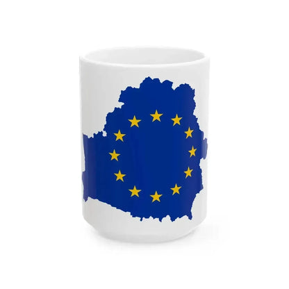 Belarus EU (Belarus) White Coffee Mug 15oz - Go Mug Yourself