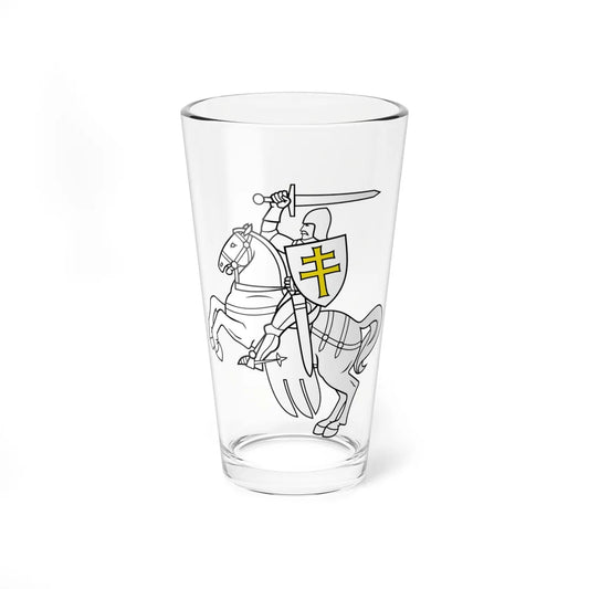 Belarus knight (Belarus) (Coat of Arms) Pint Glass 16oz 16oz - Go Mug Yourself