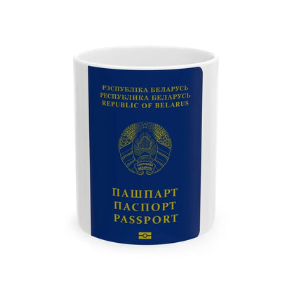 Belarus Passport - White Coffee Mug-11oz-Go Mug Yourself