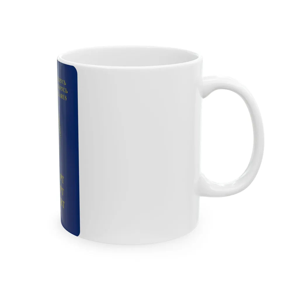 Belarus Passport - White Coffee Mug-Go Mug Yourself