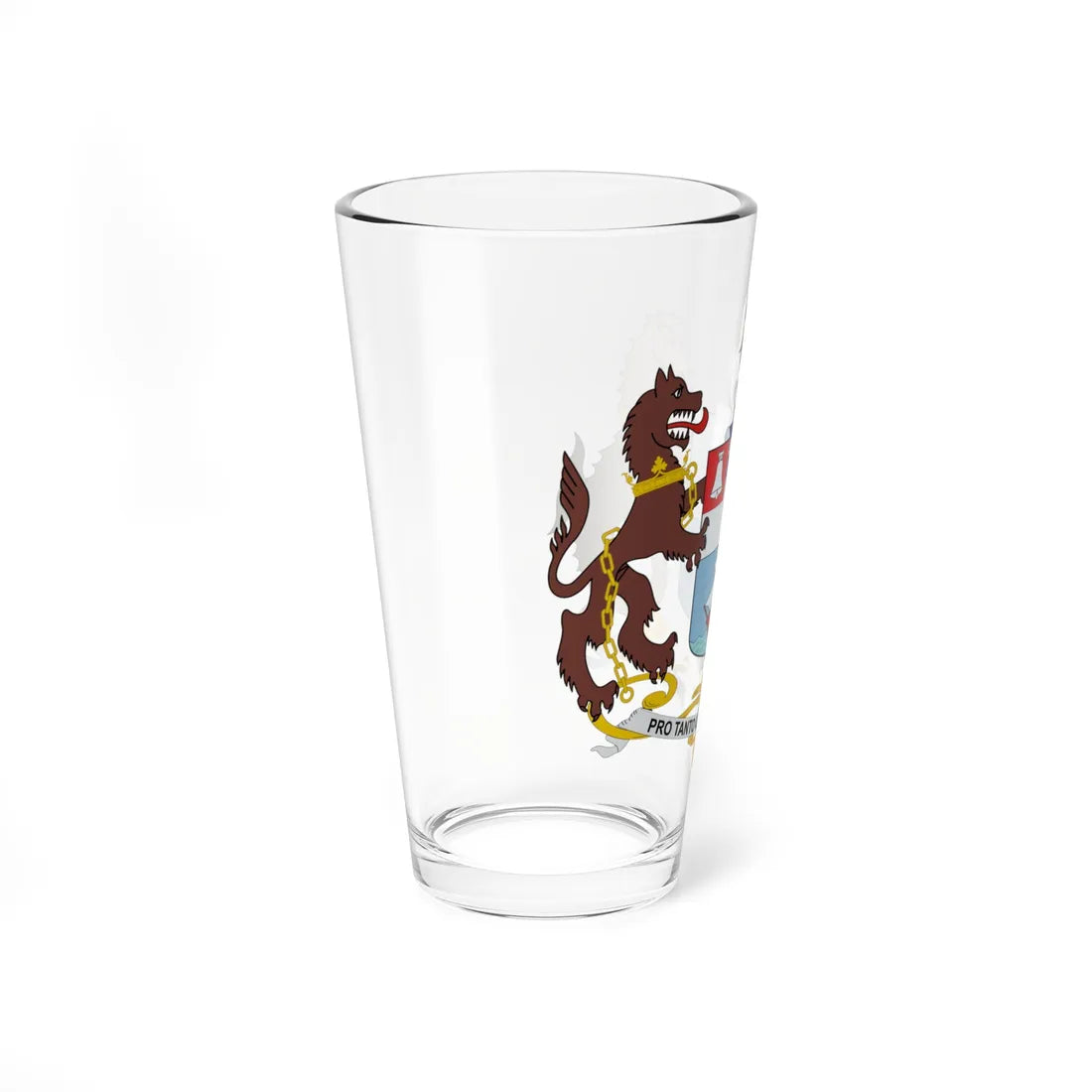 Belfast City Coat of Arms (United Kingdom) (Coat of Arms) Pint Glass 16oz - Go Mug Yourself