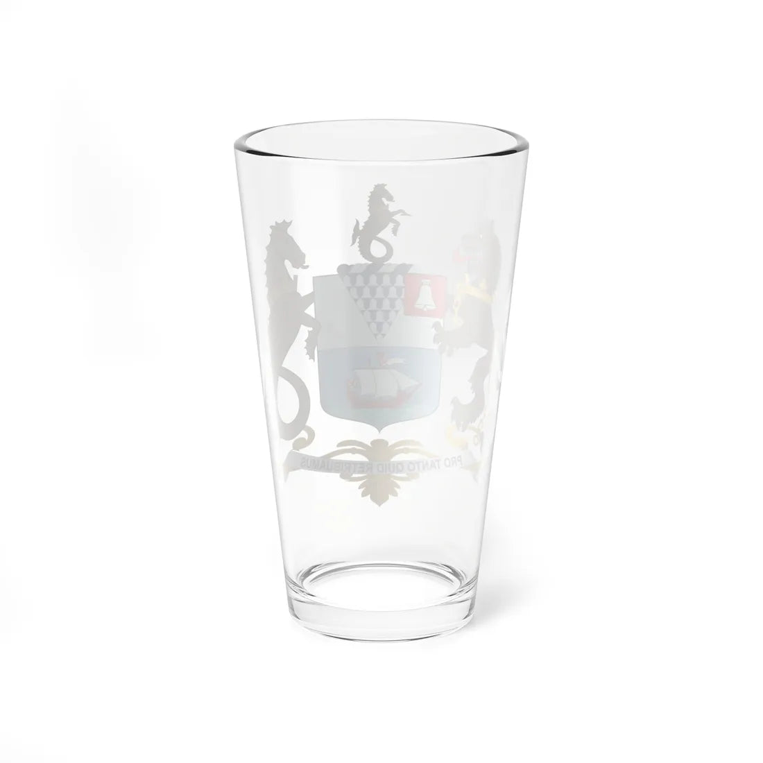 Belfast City Coat of Arms (United Kingdom) (Coat of Arms) Pint Glass 16oz - Go Mug Yourself
