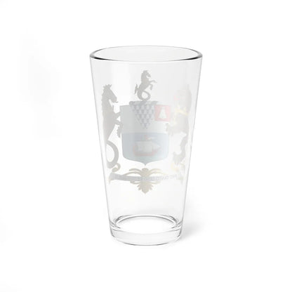 Belfast City Coat of Arms (United Kingdom) (Coat of Arms) Pint Glass 16oz - Go Mug Yourself