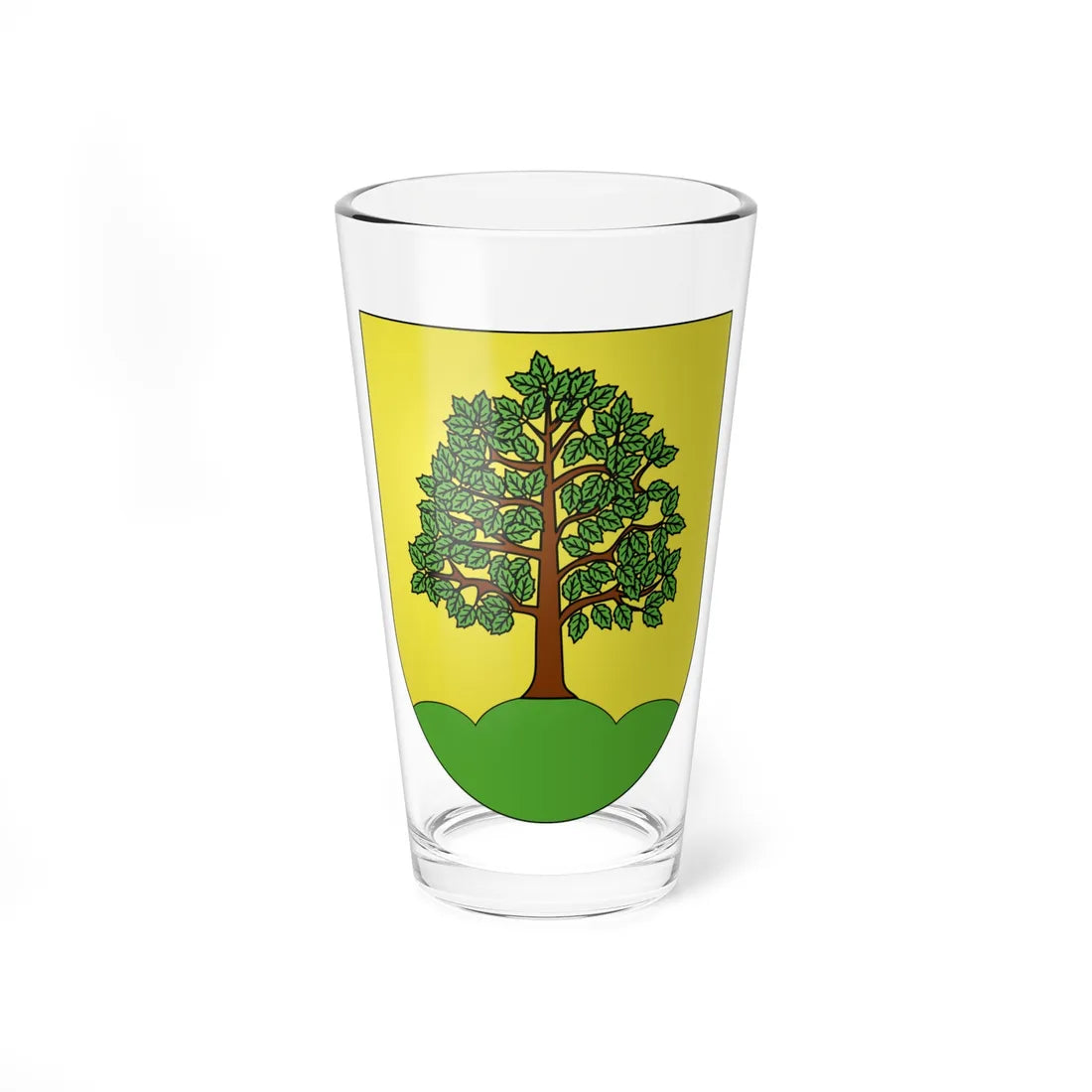 Belfaux-coat of arms (Switzerland) (Coat of Arms) Pint Glass 16oz 16oz - Go Mug Yourself