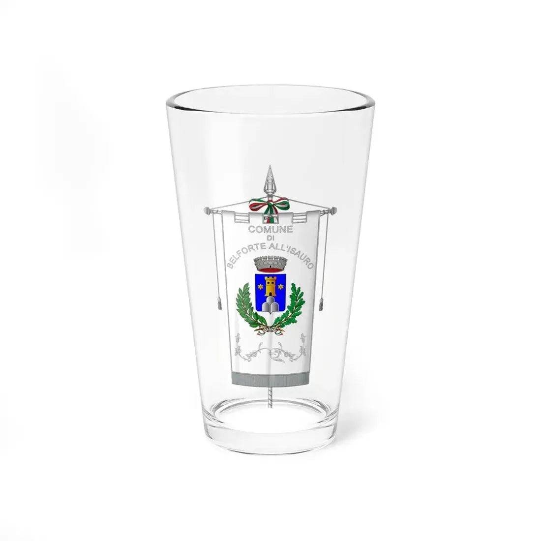 Belforte allIsauro-Gonfalone (Italy) Pint Glass 16oz 16oz - Go Mug Yourself