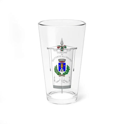 Belforte allIsauro-Gonfalone (Italy) Pint Glass 16oz 16oz - Go Mug Yourself