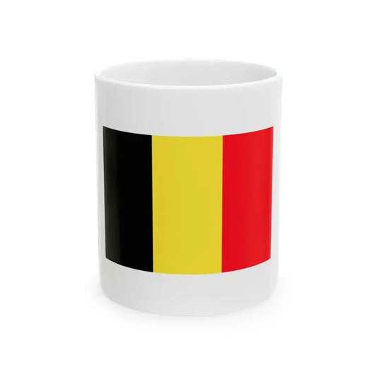 Belgium 67238 - The Noun Project (Belgium) White Coffee Mug 11oz - Go Mug Yourself