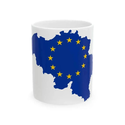 Belgium EU (Belgium) White Coffee Mug 11oz - Go Mug Yourself