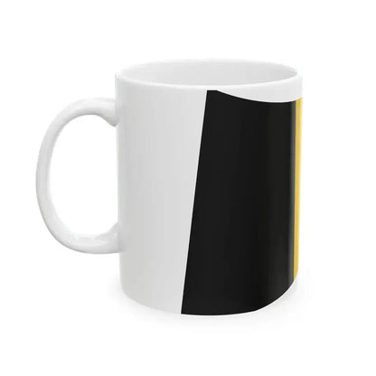 Belgium Flag - iconic waving (Belgium) White Coffee Mug - Go Mug Yourself