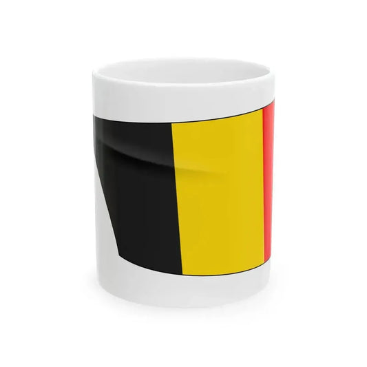 Belgium Rowing Blade (Belgium) White Coffee Mug 11oz - Go Mug Yourself