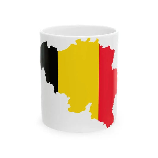 Belgium stub (Belgium) White Coffee Mug 11oz - Go Mug Yourself