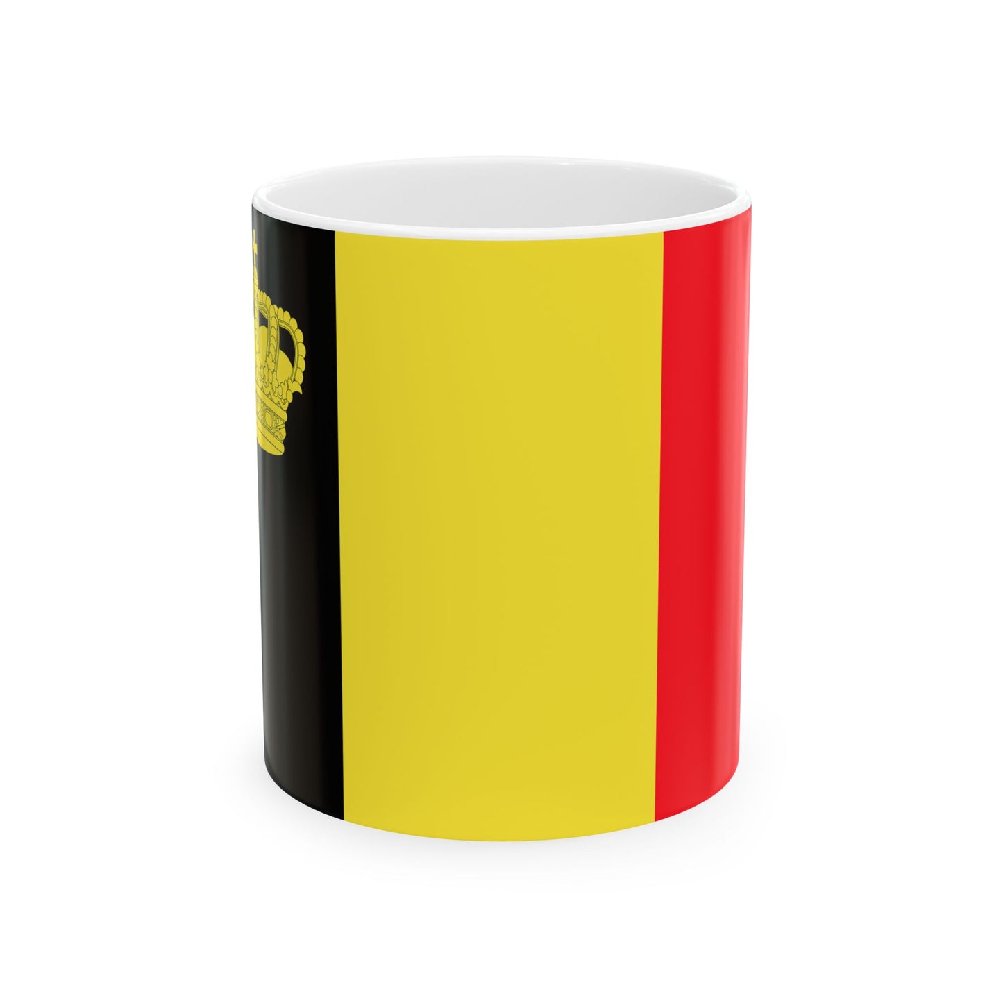 Belgium yacht ensign (Belgium) White Coffee Mug-11oz-Go Mug Yourself