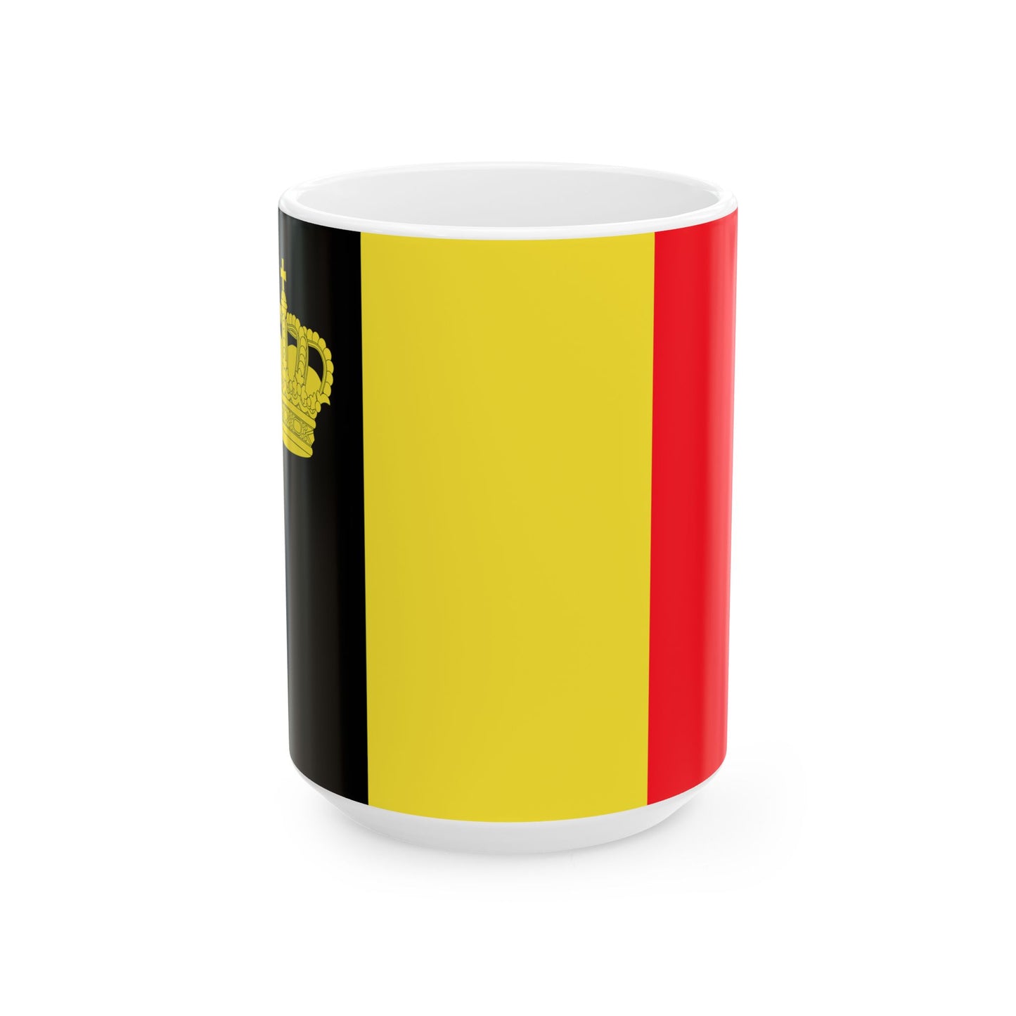 Belgium yacht ensign (Belgium) White Coffee Mug-15oz-Go Mug Yourself
