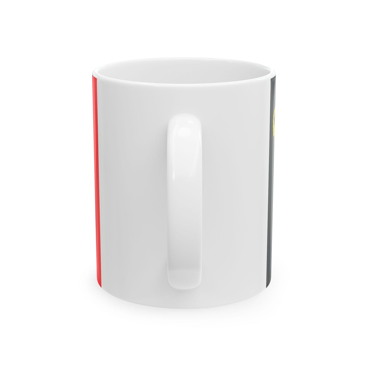 Belgium yacht ensign (Belgium) White Coffee Mug-Go Mug Yourself