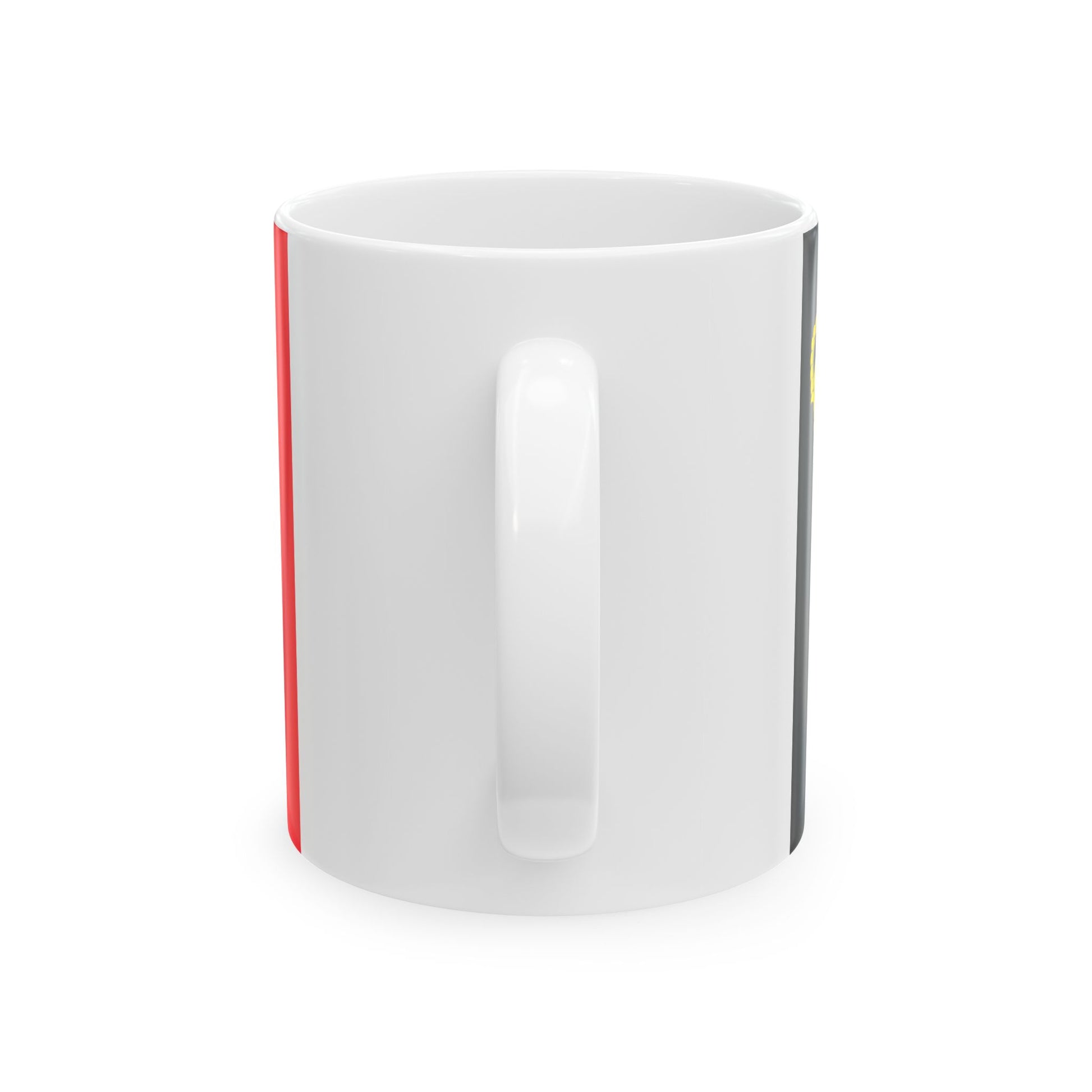 Belgium yacht ensign (Belgium) White Coffee Mug-Go Mug Yourself