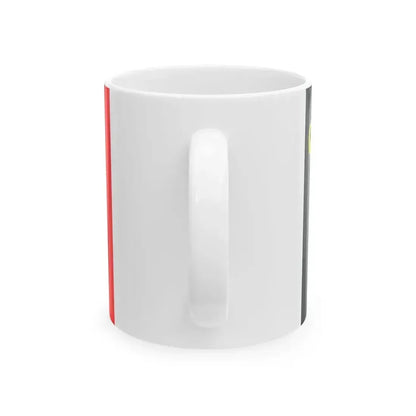 Belgium yacht ensign (Belgium) White Coffee Mug - Go Mug Yourself