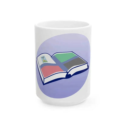 Belgorod oblast book (Russia) White Coffee Mug 15oz - Go Mug Yourself