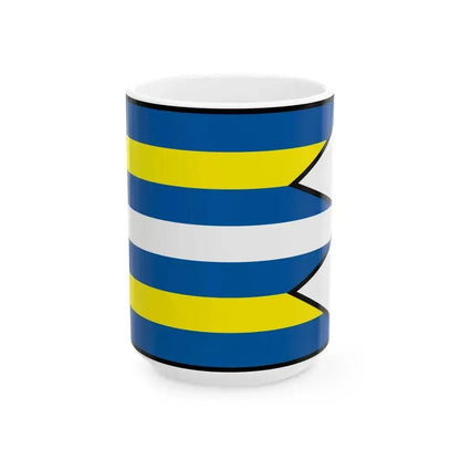 Belin Rimavska Sobota Flag (Slovakia) White Coffee Mug 15oz - Go Mug Yourself