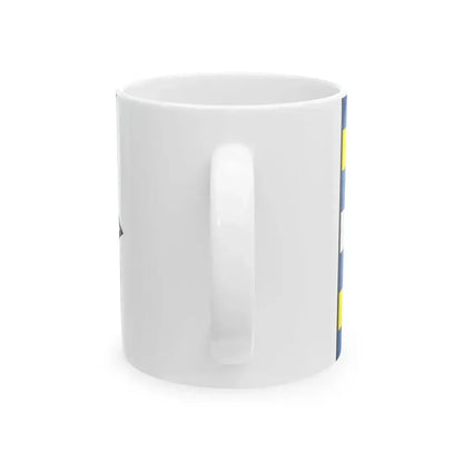 Belin Rimavska Sobota Flag (Slovakia) White Coffee Mug - Go Mug Yourself