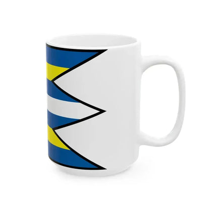 Belin Rimavska Sobota Flag (Slovakia) White Coffee Mug - Go Mug Yourself
