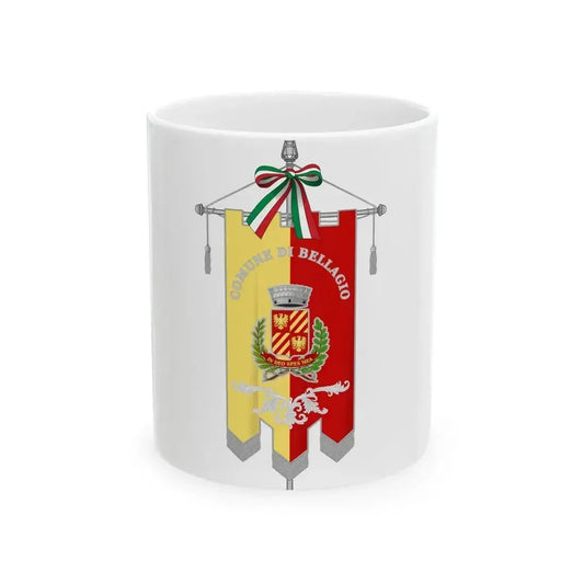 Bellagio-Gonfalone (Italy) White Coffee Mug 11oz - Go Mug Yourself