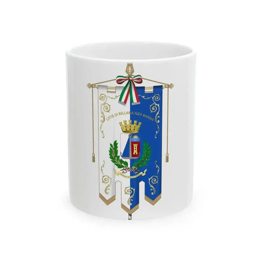 Bellaria-Igea Marina-Gonfalone (Italy) White Coffee Mug 11oz - Go Mug Yourself
