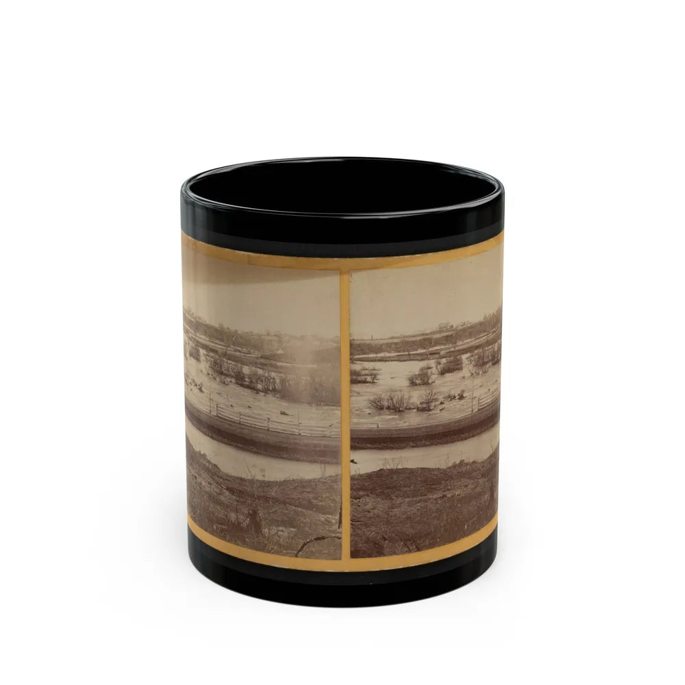 Belle Island, James River (U.S. Civil War) Black Coffee Mug-11oz-Go Mug Yourself