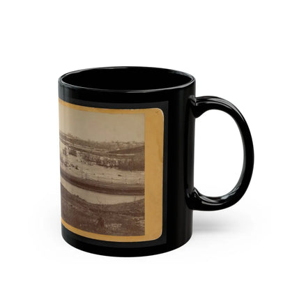 Belle Island, James River (U.S. Civil War) Black Coffee Mug-Go Mug Yourself