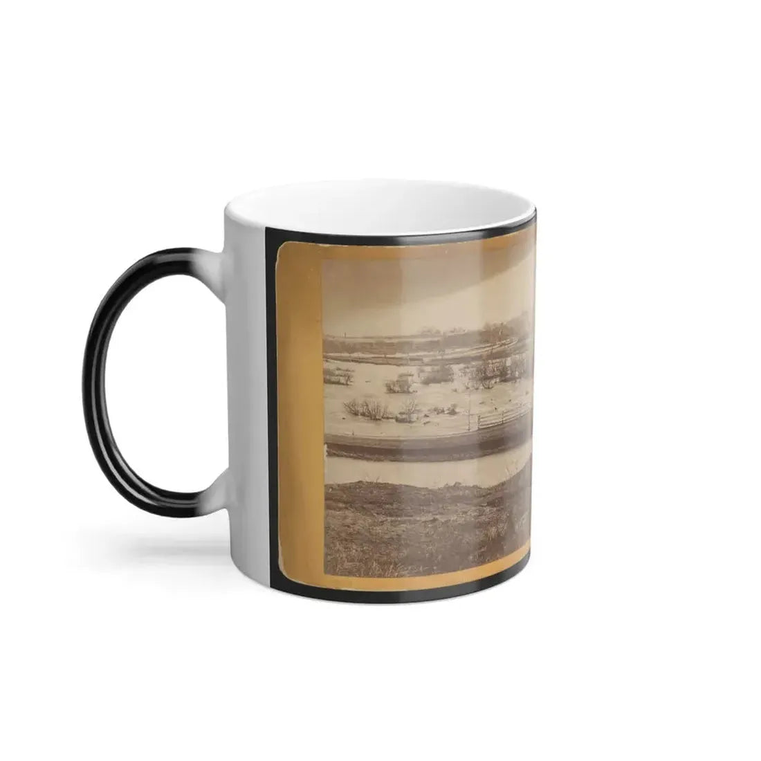 Belle Island, James River (U.S. Civil War) Color Changing Coffee Mug 11oz - Go Mug Yourself