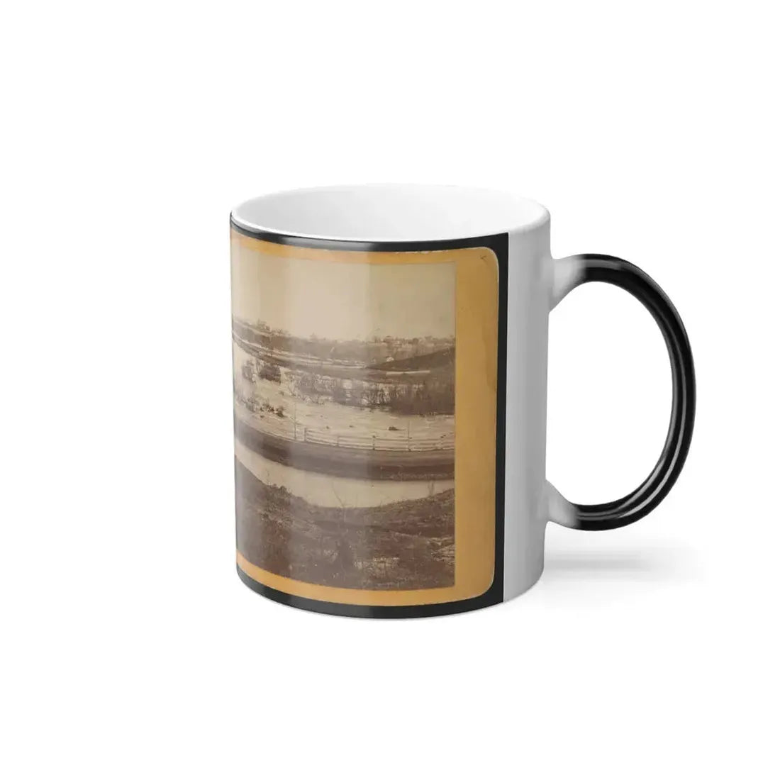 Belle Island, James River (U.S. Civil War) Color Changing Coffee Mug 11oz - Go Mug Yourself