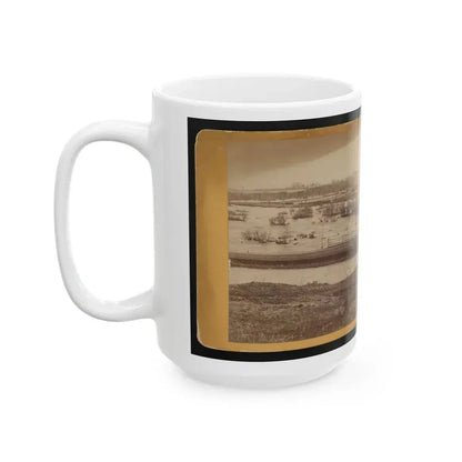 Belle Island, James River (U.S. Civil War) White Coffee Mug - Go Mug Yourself