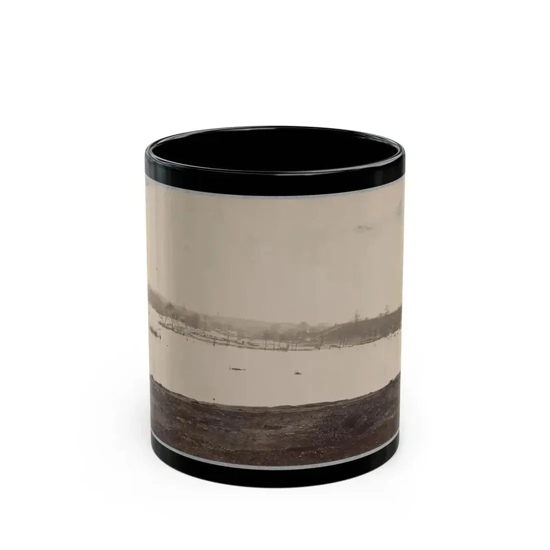 Belle Isle, James River, Richmond, Va., April, 1865 (U.S. Civil War) Black Coffee Mug 11oz - Go Mug Yourself