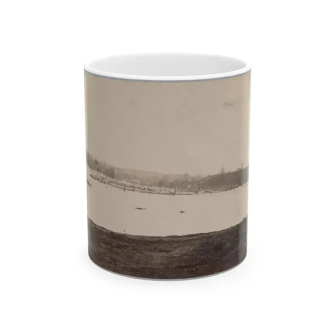 Belle Isle, James River, Richmond, Va., April, 1865 (U.S. Civil War) White Coffee Mug 11oz - Go Mug Yourself