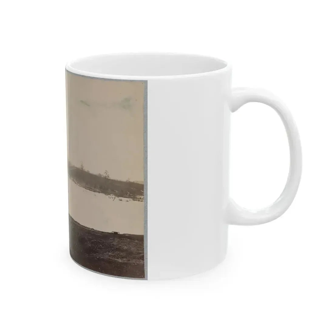 Belle Isle, James River, Richmond, Va., April, 1865 (U.S. Civil War) White Coffee Mug - Go Mug Yourself