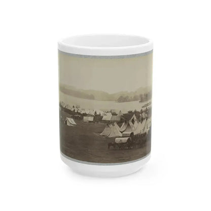 Belle Plain Landing, Va. 001 (U.S. Civil War) White Coffee Mug 15oz - Go Mug Yourself