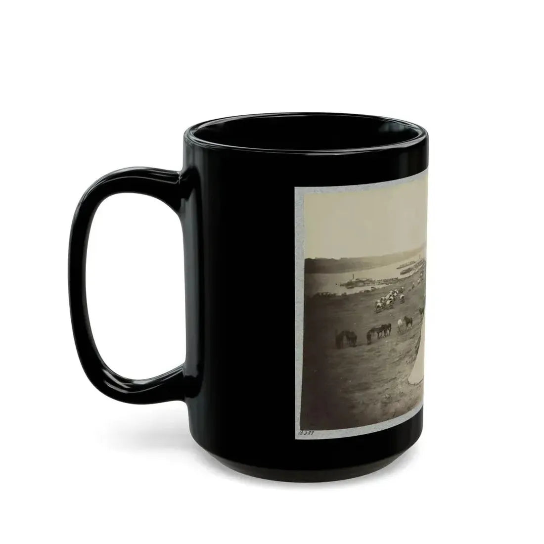 Belle Plain Landing, Va. 002 (U.S. Civil War) Black Coffee Mug - Go Mug Yourself