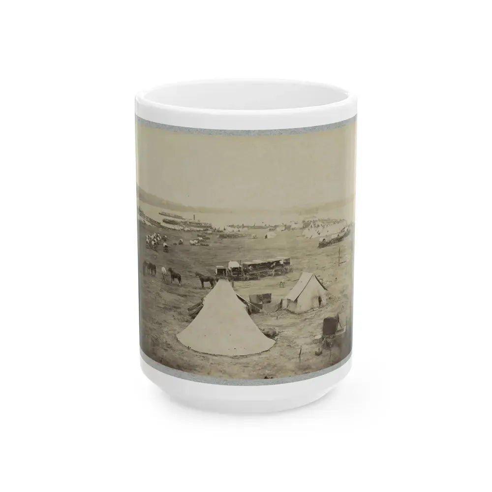 Belle Plain Landing, Va. 002 (U.S. Civil War) White Coffee Mug 15oz - Go Mug Yourself