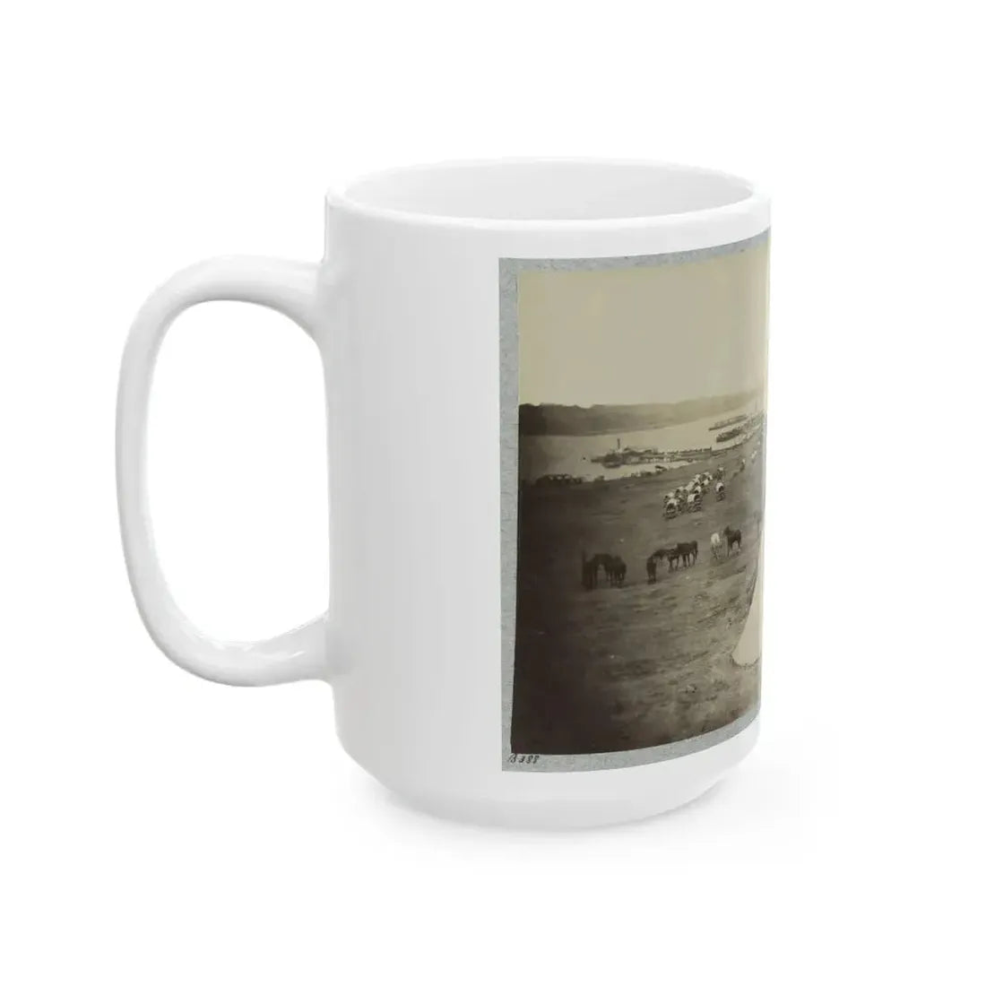 Belle Plain Landing, Va. 002 (U.S. Civil War) White Coffee Mug - Go Mug Yourself