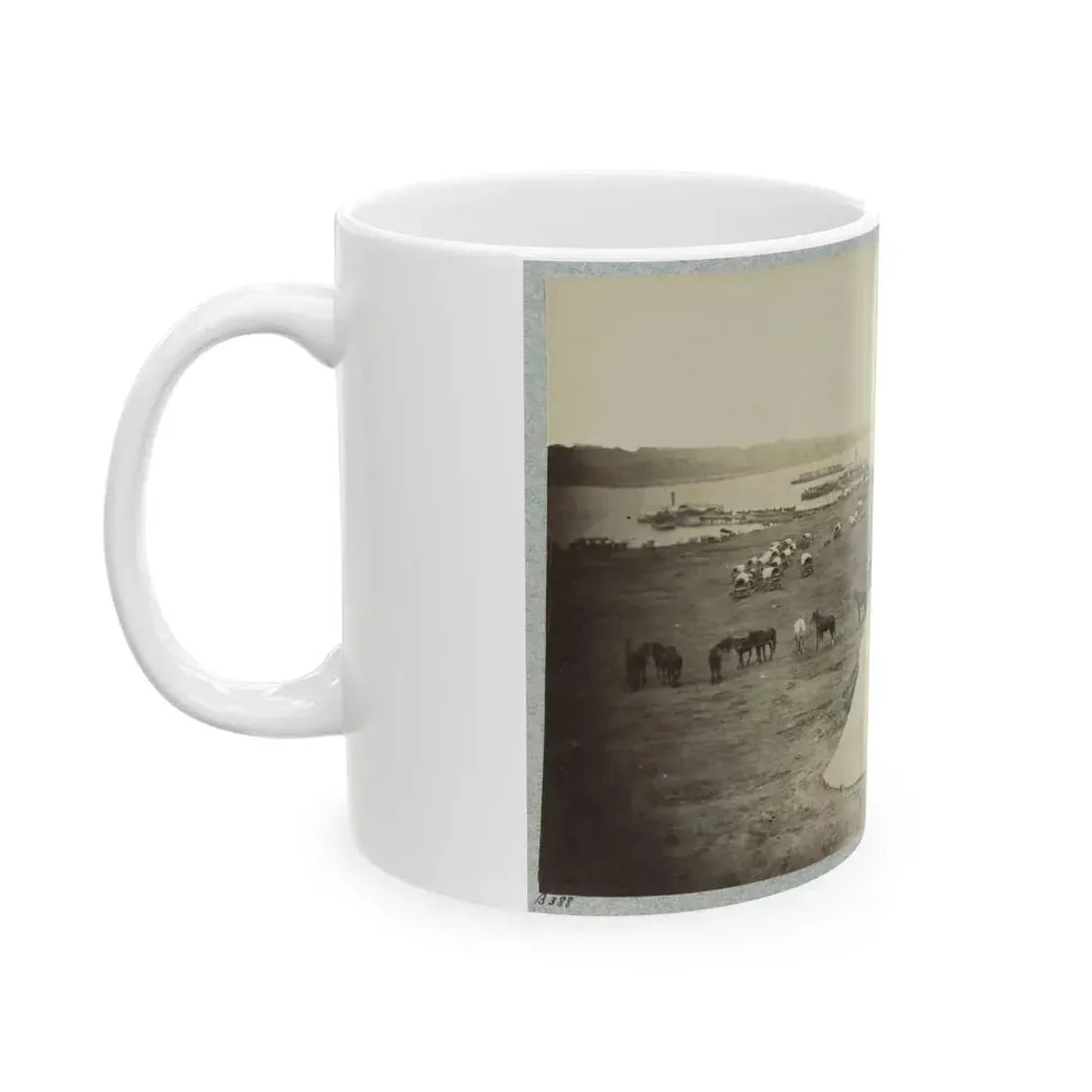 Belle Plain Landing, Va. 002 (U.S. Civil War) White Coffee Mug - Go Mug Yourself