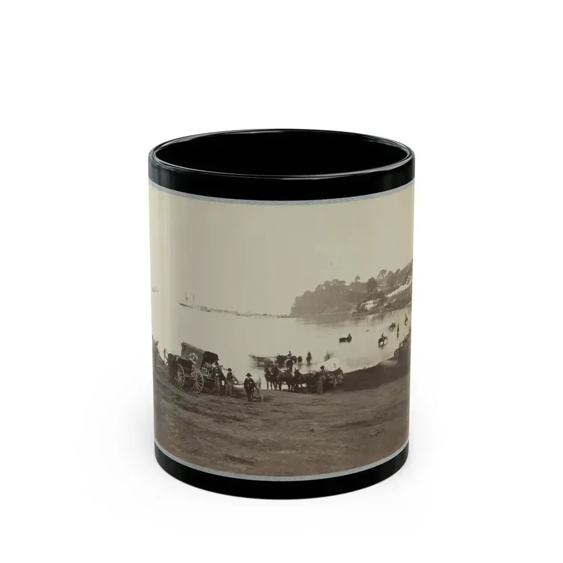 Belle Plain Landing, Va. 003 (U.S. Civil War) Black Coffee Mug 11oz - Go Mug Yourself