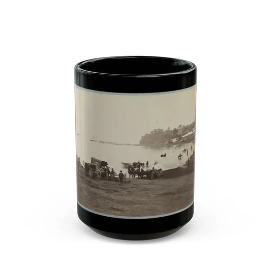 Belle Plain Landing, Va. 003 (U.S. Civil War) Black Coffee Mug 15oz - Go Mug Yourself