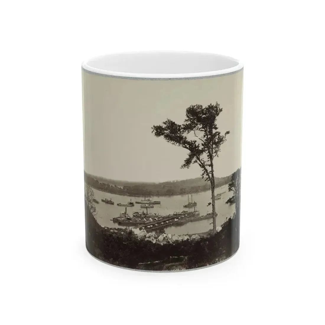 Belle Plain Landing, Va. 004 (U.S. Civil War) White Coffee Mug 11oz - Go Mug Yourself