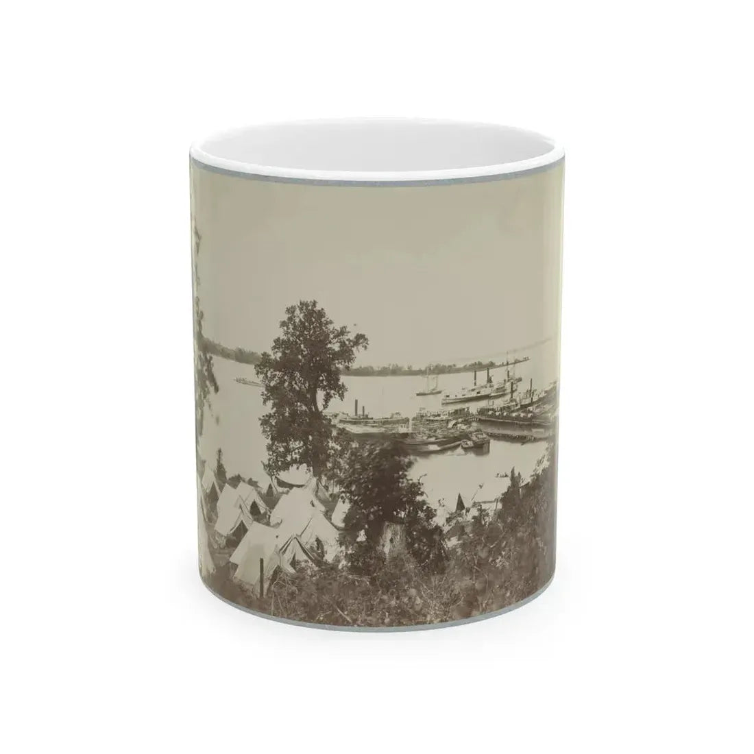 Belle Plain Landing, Va. 005 (U.S. Civil War) White Coffee Mug 11oz - Go Mug Yourself