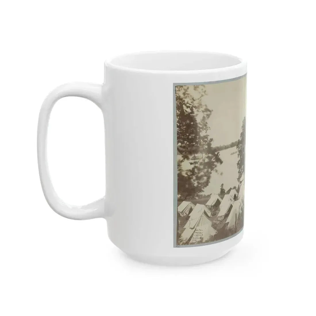 Belle Plain Landing, Va. 005 (U.S. Civil War) White Coffee Mug - Go Mug Yourself