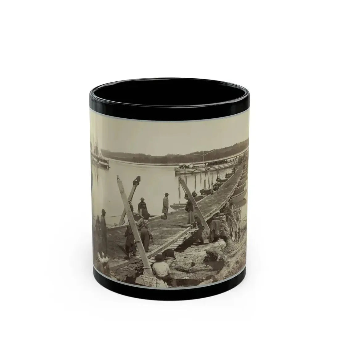 Belle Plain Landing , Va. (1) (U.S. Civil War) Black Coffee Mug 11oz - Go Mug Yourself